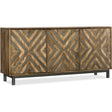 Serramonte 69-Inch Entertainment Console in Mango Wood & German Silver – Hooker Furniture
