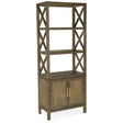 Sundance Entertainment Pier in Cliffside Finish with Rattan Doors – Hooker Furniture