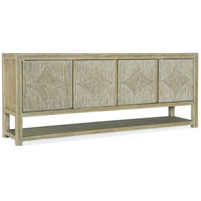 Surfrider 80-Inch Entertainment Console Driftwood – Hooker Furniture