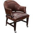 Joker Game Chair Isadora Nut Leather – Hooker Furniture