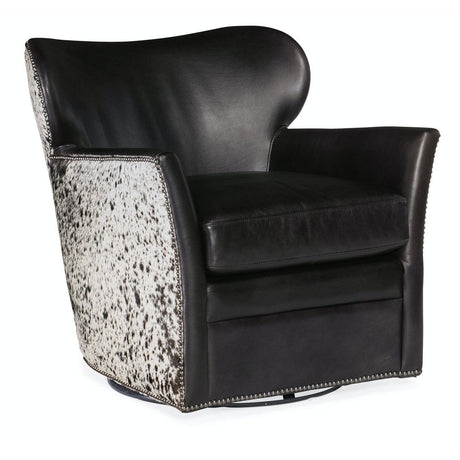 Hooker Furniture Kato Leather Swivel Chair