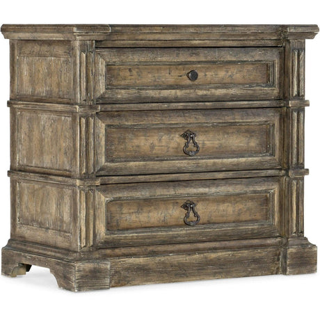 Hooker Furniture La Grange Jefferson Three-Drawer Nightstand