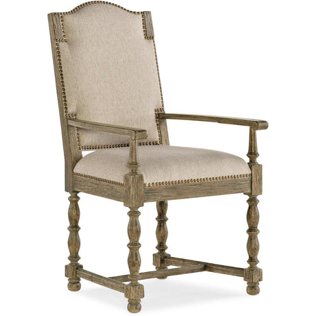 Hooker Furniture La Grange Kruschel Square Back Arm Chair