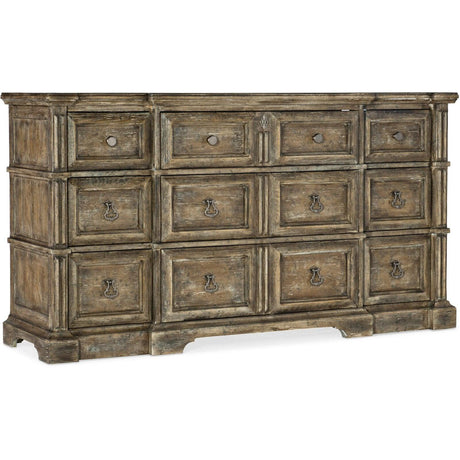 Hooker Furniture La Grange Rolling Hill Nine-Drawer Dresser