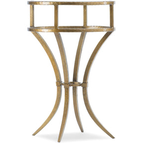 Laureng Martini Table Gold Iron Glass – Hooker Furniture