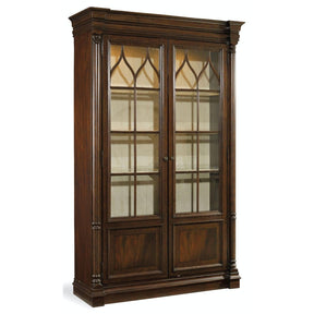 Leesburg Display Cabinet Rich Mahogany | Hooker