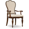 Leesburg Upholstered Arm Chair Mahogany – Hooker Furniture
