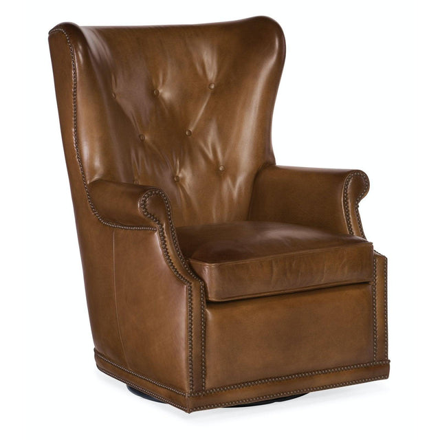 Hooker Furniture Maya Wing Swivel Club Chair