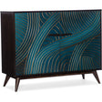 Esperanza Two-Door Chest in Teal & Gold Swirl - Hooker Furniture