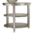 Melange Maverick Accent Table Silver Aluminum – Hooker Furniture