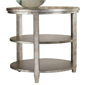 Melange Maverick Accent Table Silver Aluminum – Hooker Furniture