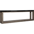 Vienna Console Table in Black & Brown Oak – Hooker Furniture