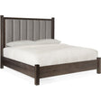 Jackson Vertically Channeled Poster Bed in Smoky Arabica | Hooker Furniture