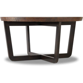Parkcrest Round Cocktail Table Copper & Metal | Hooker