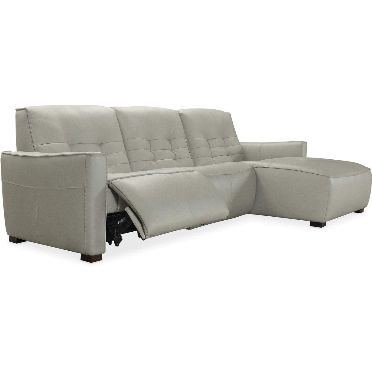 Hooker Furniture Reaux Power Motion Sofa With Chaise W/2 Power Recline