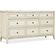 Sanctuary Anastasie Nine-Drawer Dresser Blanc | Hooker Furniture