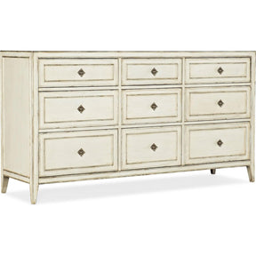 Sanctuary Anastasie Nine-Drawer Dresser Blanc | Hooker Furniture