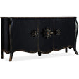 Sanctuary Bien Ame Black Buffet with Floral Hardware – Hooker Furniture