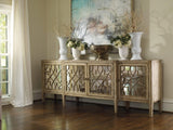 Hooker Furniture Sanctuary Four-Door Mirrored Console - Surf-Visage