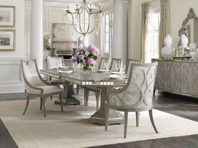 Hooker Furniture Sanctuary 128-Inch Rectangle Dining Table – Epoque Finish, Expandable Luxury