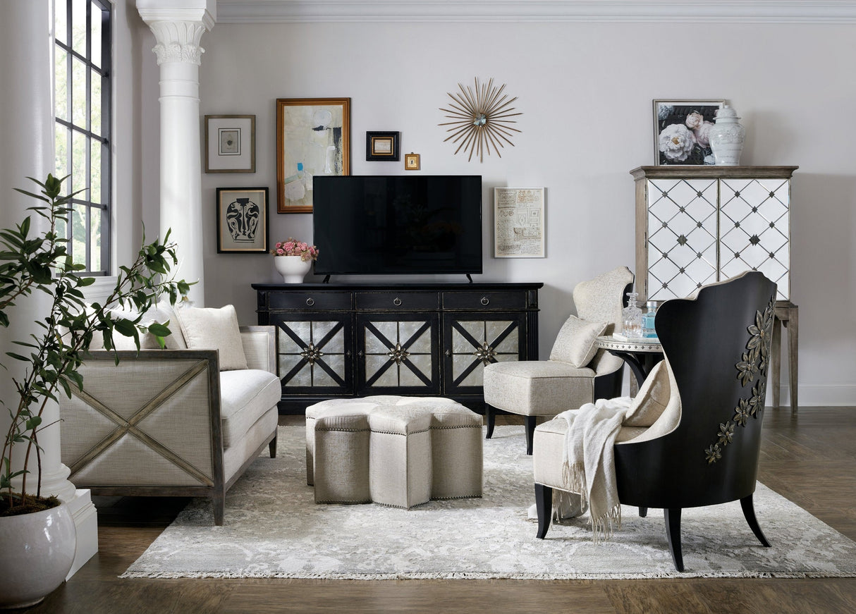Hooker Furniture Sanctuary Star Of The Show Ottoman