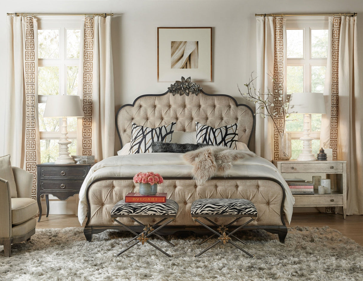 Hooker Furniture Sanctuary Zebre Bed Bench