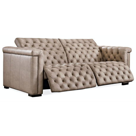 Hooker Furniture Savion 1.5 Laf/Raf 2 Over 2 Sofa W/ Pwr Rec Pwr Hr