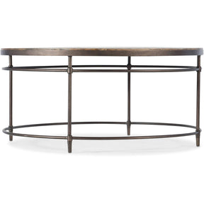 St. Armand Round Cocktail Table Light Wood | Hooker