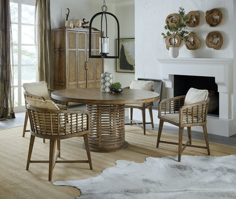 Hooker Furniture Sundance Rattan Round Dining Table