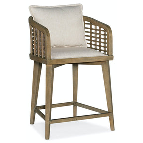 Sundance Barrel Back Counter Stool | Hooker