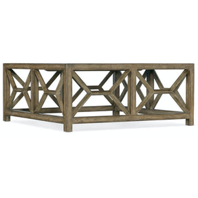 Sundance Square Coffee Table Cliffside Brown | Hooker Furniture - sold by Home Elegance USA