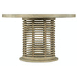Surfrider 48-Inch Rattan Round Dining Table Driftwood Finish – Hooker Furniture