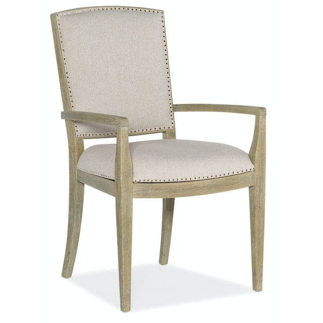 Hooker Furniture Surfrider Carved Back Arm Chair