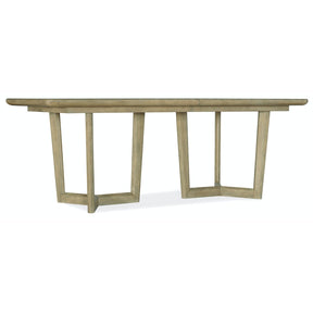Surfrider 118-Inch Rectangular Dining Table in Driftwood Pecan Veneer – Hooker Furniture