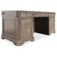 Sutter Junior Executive Desk in Claro Oak Finish | Hooker Furniture