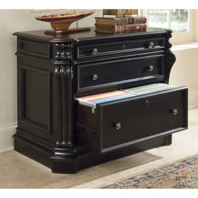 Telluride Lateral File Cherry Veneer in Black Finish – Hooker Furniture
