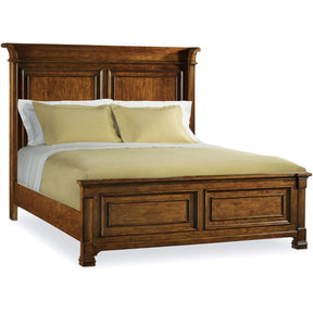 Tynecastle Panel Bed Warm Chestnut – Hooker Furniture