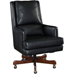 Wright Executive Swivel Tilt Chair in Carilion Tune Leather – Hooker Furniture