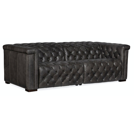 Hooker Furniture Savion Grandier 6-Piece Power Reclining Sectional – Bellagio Gravel Leather