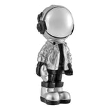 Hubble takes the Stars //Astronaut- Sculpture // Black & Silver - Home Elegance USA