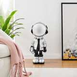Hubble takes the Stars //Astronaut- Sculpture // Black & Silver - Home Elegance USA