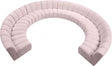 Infinity 10 Piece Modular Sectional In Pink - 638Pink-10Pc | Meridian