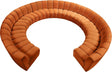 Infinity 11 Piece Modular Sectional In Cognac - 638Cognac-11Pc | Meridian