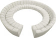 Infinity 12 Piece Modular Sectional In Cream - 638Cream-12Pc | Meridian