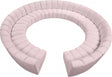 Infinity 12 Piece Modular Sectional In Pink - 638Pink-12Pc | Meridian
