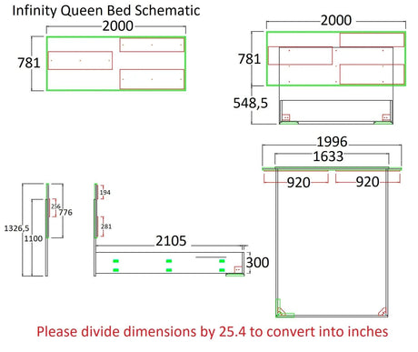 Infinity Modern Bedroom Set by J&M Furniture J&M Furniture