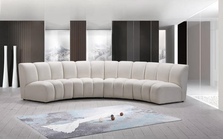 Infinity Modular 4 Piece Sectional In Cream - 638Cream-4Pc | Meridian