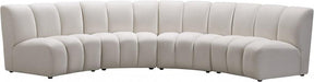 Infinity Modular 4 Piece Sectional In Cream - 638Cream-4Pc | Meridian