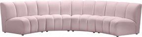 Infinity Modular 4 Piece Sectional In Pink - 638Pink-4Pc | Meridian