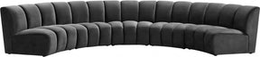 Infinity Modular 5 Piece Sectional In Grey - 638Grey-5Pc | Meridian